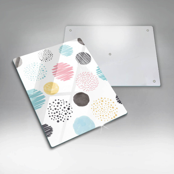 Zaščitna plošča za štedilnik Poslikane oblike