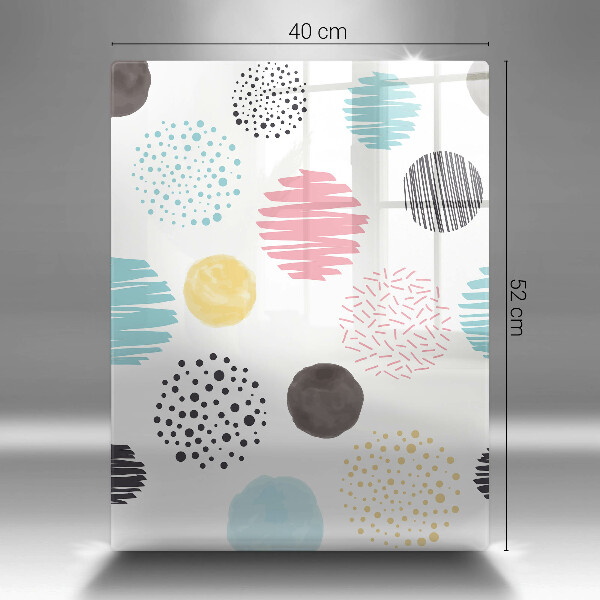 Zaščitna plošča za štedilnik Poslikane oblike