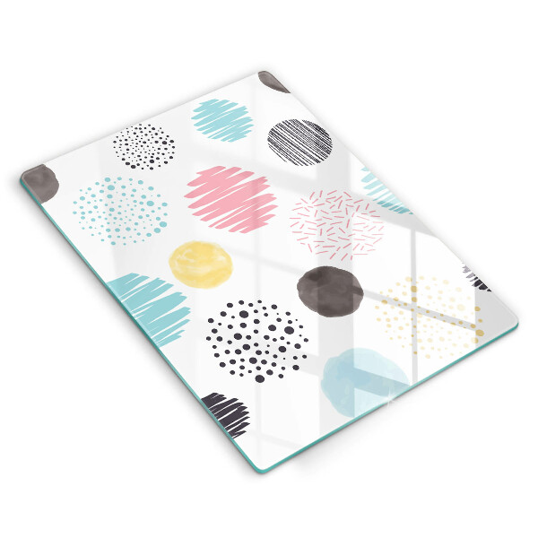 Zaščitna plošča za štedilnik Poslikane oblike