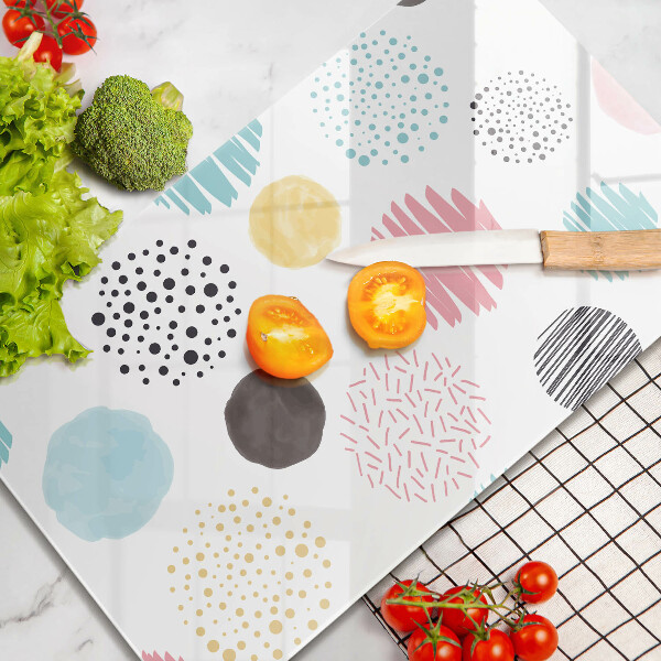 Zaščitna plošča za štedilnik Poslikane oblike