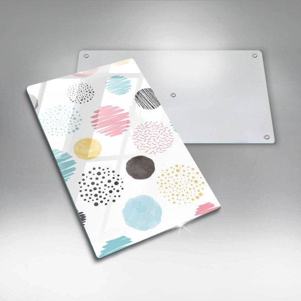 Zaščitna plošča za štedilnik Poslikane oblike