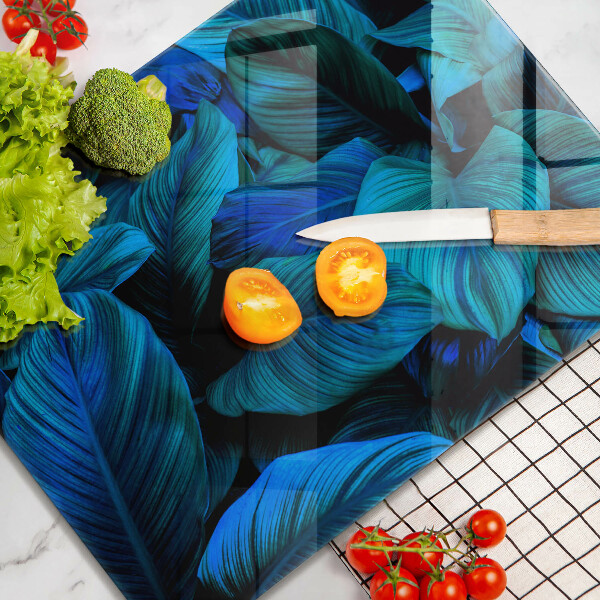 Zaščitna plošča za štedilnik Listi vegetacije v džungli