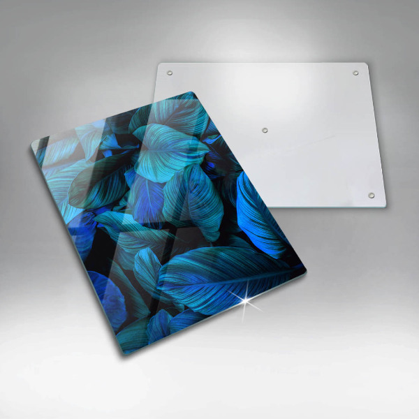 Zaščitna plošča za štedilnik Listi vegetacije v džungli