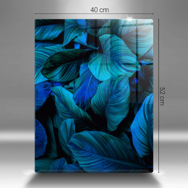 Zaščitna plošča za štedilnik Listi vegetacije v džungli