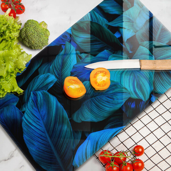 Zaščitna plošča za štedilnik Listi vegetacije v džungli