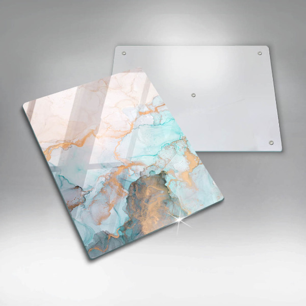 Zaščitna plošča za štedilnik Marmorna abstrakcija