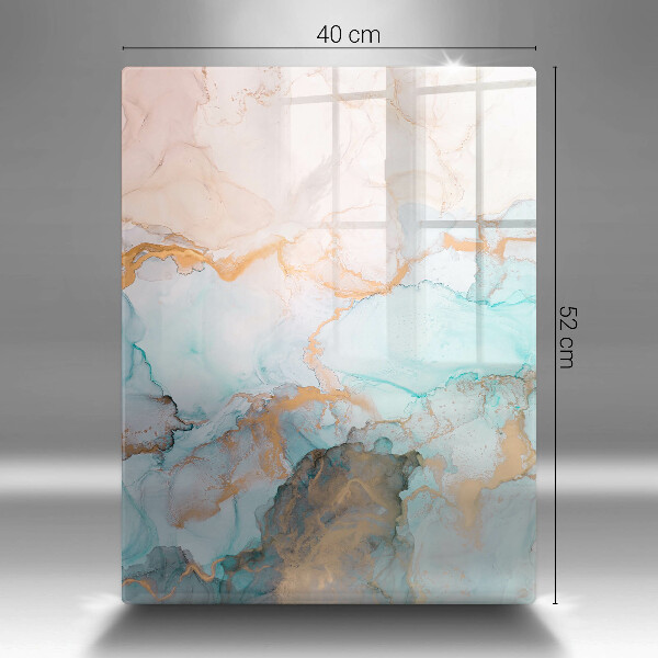 Zaščitna plošča za štedilnik Marmorna abstrakcija