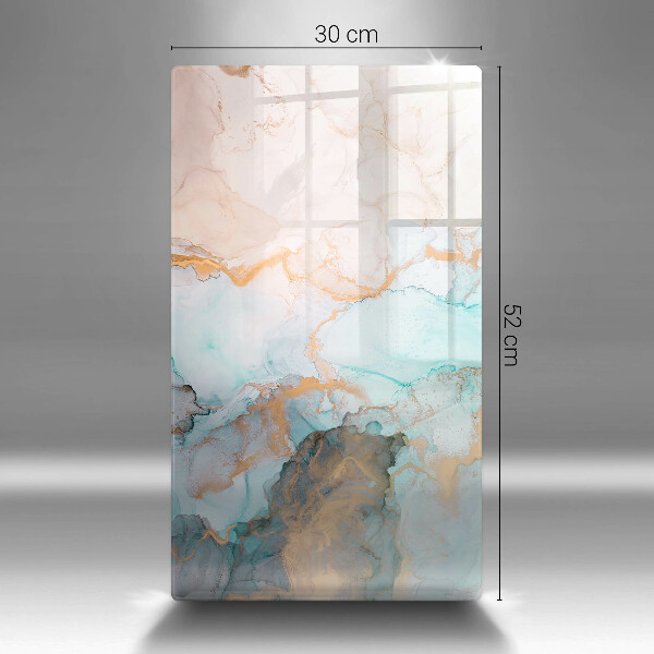 Zaščitna plošča za štedilnik Marmorna abstrakcija