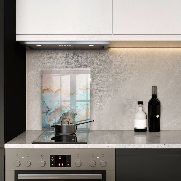 Zaščitna plošča za štedilnik Marmorna abstrakcija