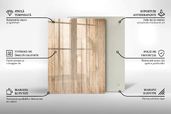 Zaščitna plošča za štedilnik Lesene deske