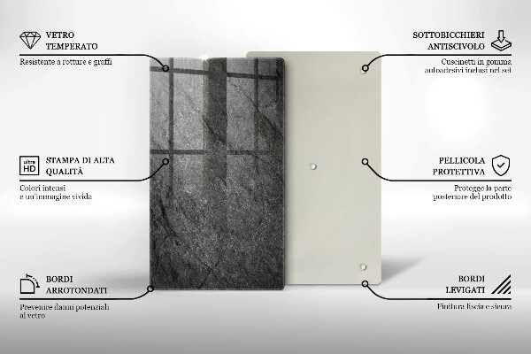 Zaščitna plošča za štedilnik Kamnita tekstura