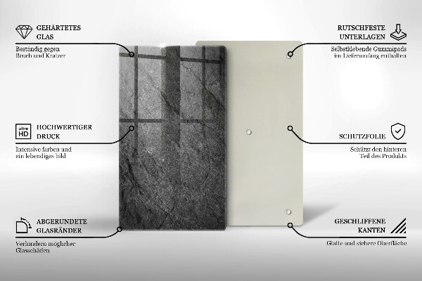 Zaščitna plošča za štedilnik Kamnita tekstura