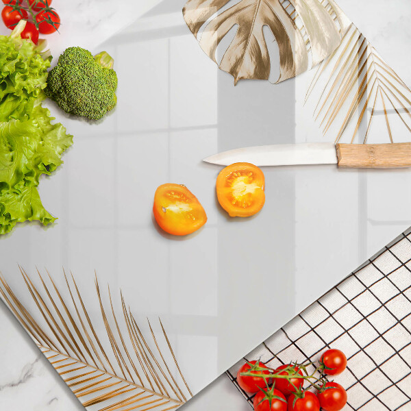 Zaščitna plošča za štedilnik Zlati listi