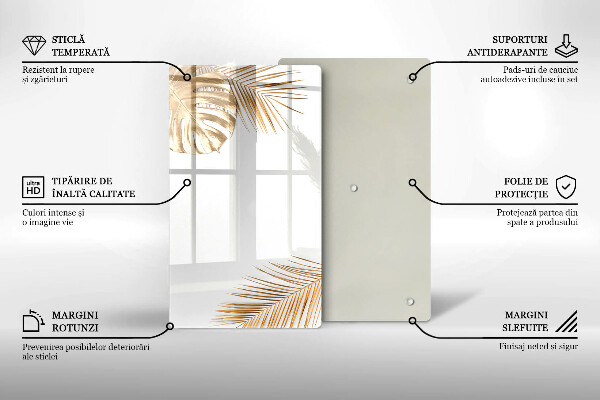 Zaščitna plošča za štedilnik Zlati listi