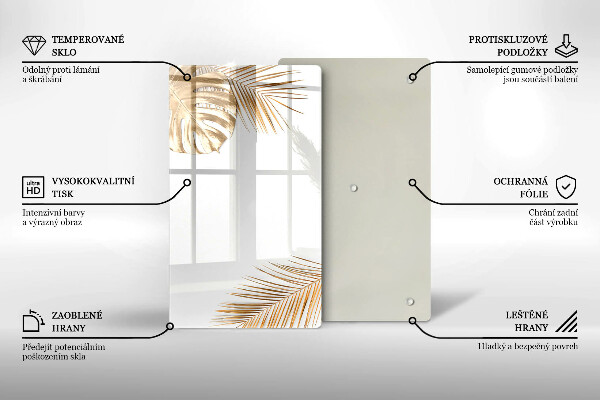 Zaščitna plošča za štedilnik Zlati listi