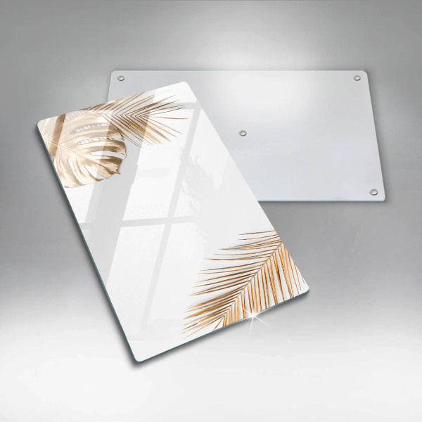 Zaščitna plošča za štedilnik Zlati listi