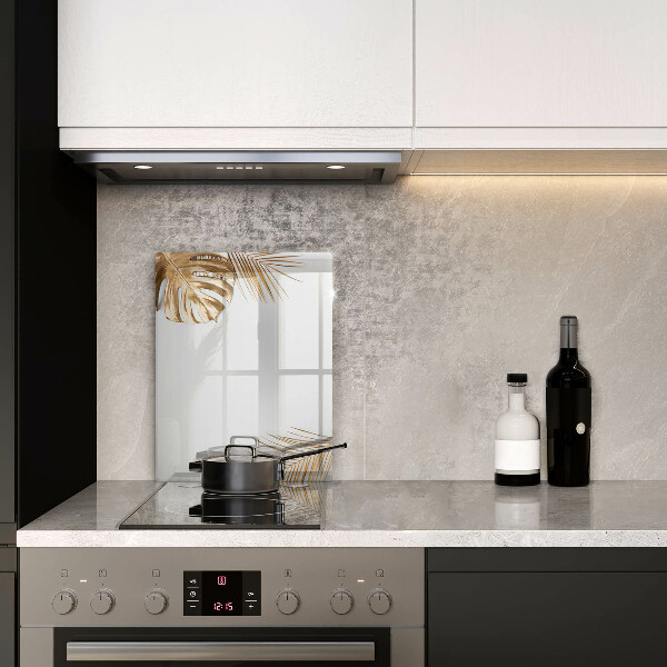 Zaščitna plošča za štedilnik Zlati listi