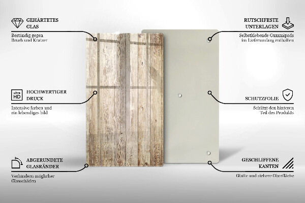 Zaščitna plošča za štedilnik Lesene deske