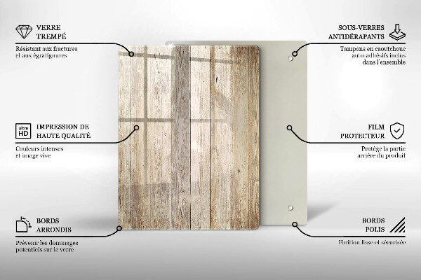 Zaščitna plošča za štedilnik Lesene deske