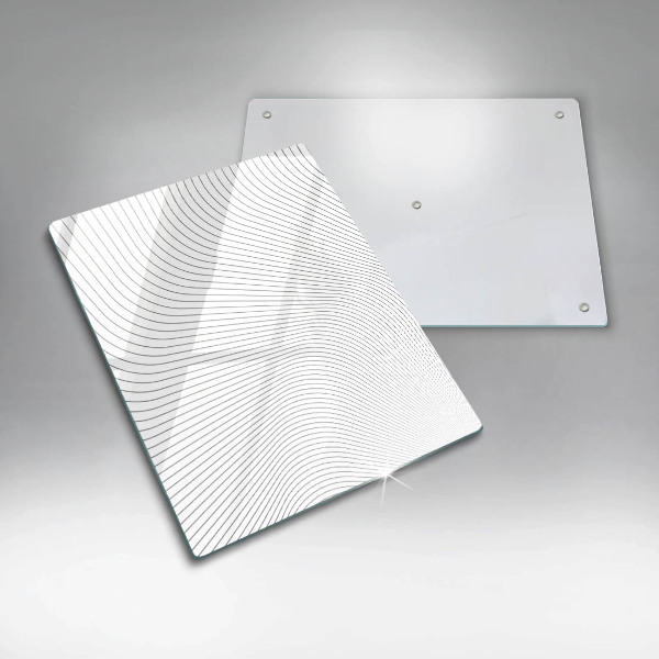 Zaščitna plošča za štedilnik Vzorec modernih linij