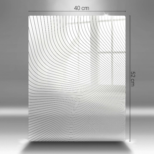 Zaščitna plošča za štedilnik Vzorec modernih linij