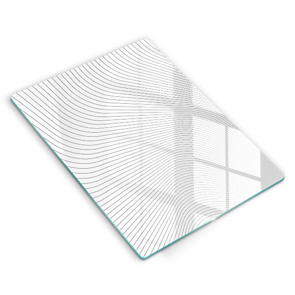 Zaščitna plošča za štedilnik Vzorec modernih linij