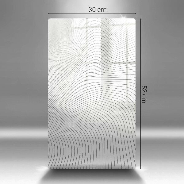 Zaščitna plošča za štedilnik Vzorec modernih linij