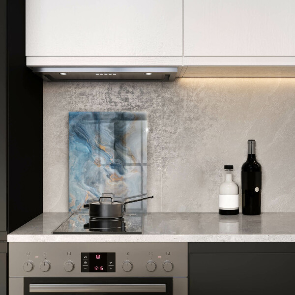 Zaščitna plošča za štedilnik Tekstura marmorja