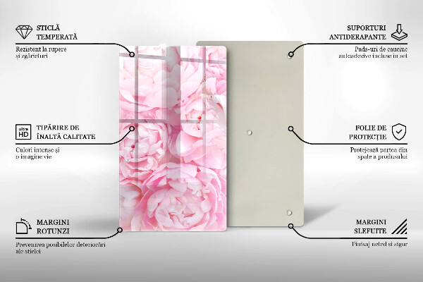 Zaščitna steklena plošča za štedilnik Nežne potonike