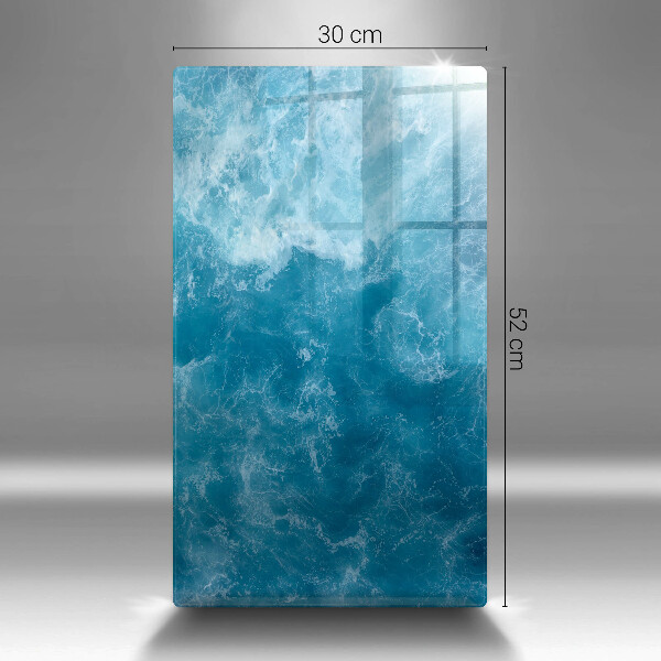 Zaščitna steklena plošča za štedilnik Modra voda