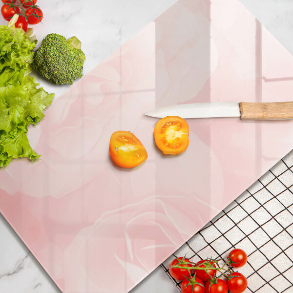 Zaščitna steklena plošča za štedilnik Ozadje pastelnih vrtnic