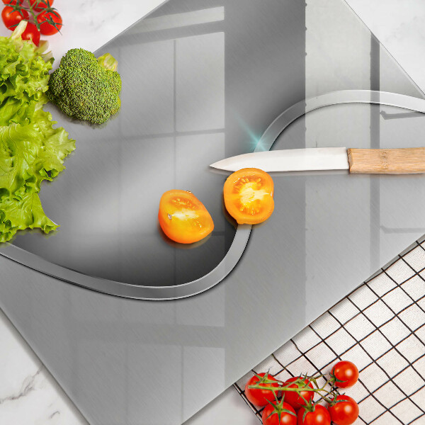 Zaščitna plošča za štedilnik Abstraktna srebrna kovina