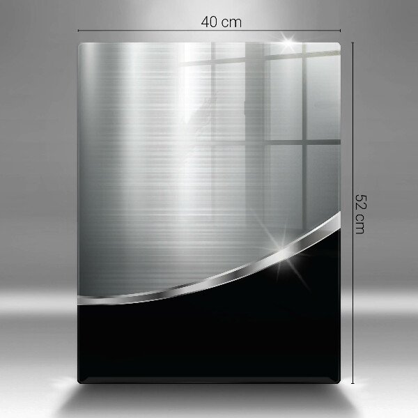 Zaščitna plošča za štedilnik Abstrakcija s kovino