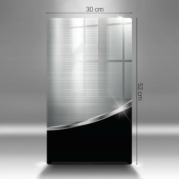 Zaščitna plošča za štedilnik Abstrakcija s kovino