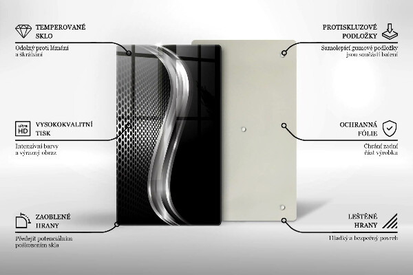 Zaščitna steklena plošča za štedilnik Kovinska konstrukcija