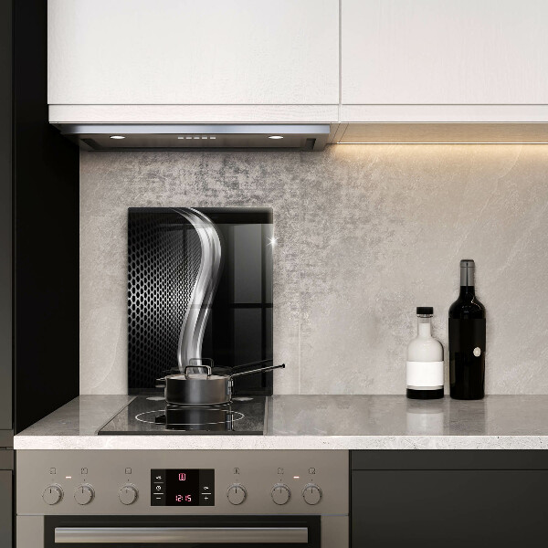 Zaščitna steklena plošča za štedilnik Kovinska konstrukcija