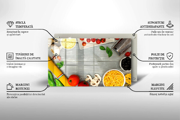 Zaščitna plošča za štedilnik Kuhinjska hrana