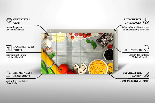 Zaščitna plošča za štedilnik Kuhinjska hrana