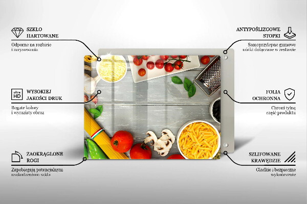 Zaščitna plošča za štedilnik Kuhinjska hrana