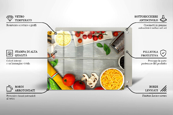 Zaščitna plošča za štedilnik Kuhinjska hrana