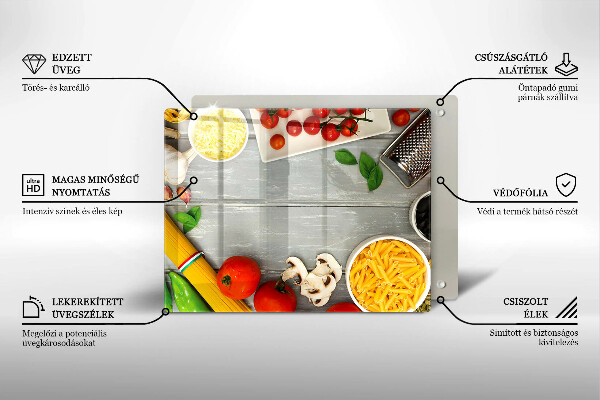 Zaščitna plošča za štedilnik Kuhinjska hrana