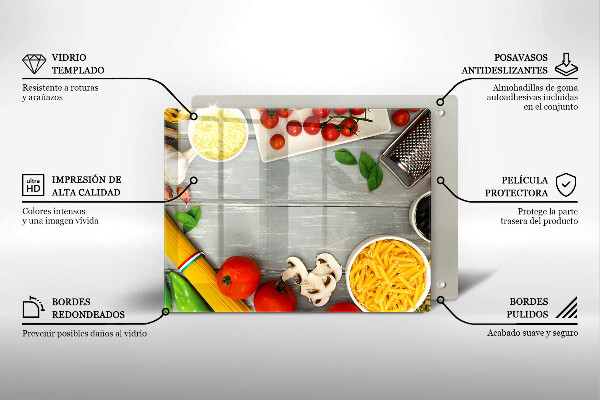 Zaščitna plošča za štedilnik Kuhinjska hrana