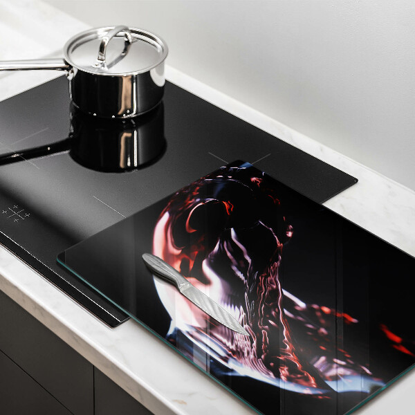 Zaščitna plošča za štedilnik Kozarec rdečega vina