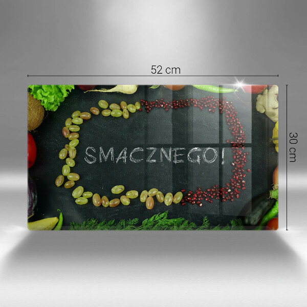 Zaščitna plošča za štedilnik Smacznego!