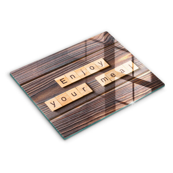 Zaščitna plošča za štedilnik Enjoy your meal