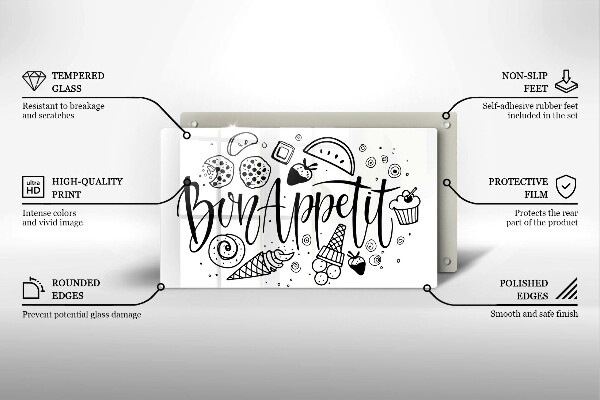 Zaščitna plošča za štedilnik Bon Appetit