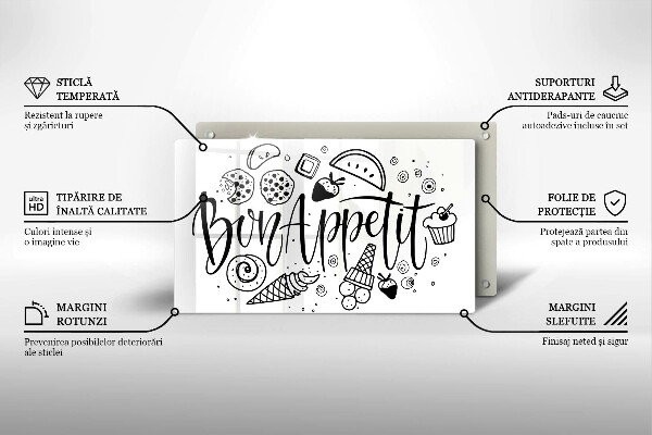 Zaščitna plošča za štedilnik Bon Appetit
