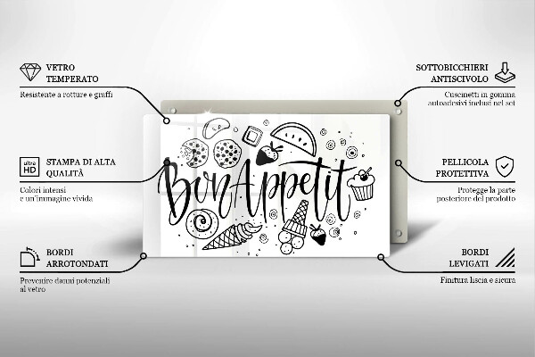 Zaščitna plošča za štedilnik Bon Appetit