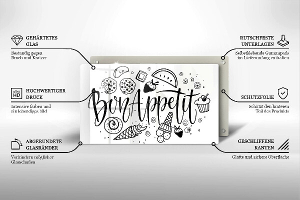 Zaščitna plošča za štedilnik Bon Appetit