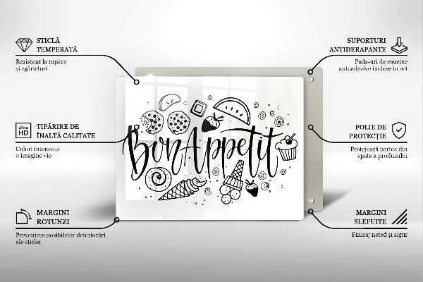 Zaščitna plošča za štedilnik Bon Appetit